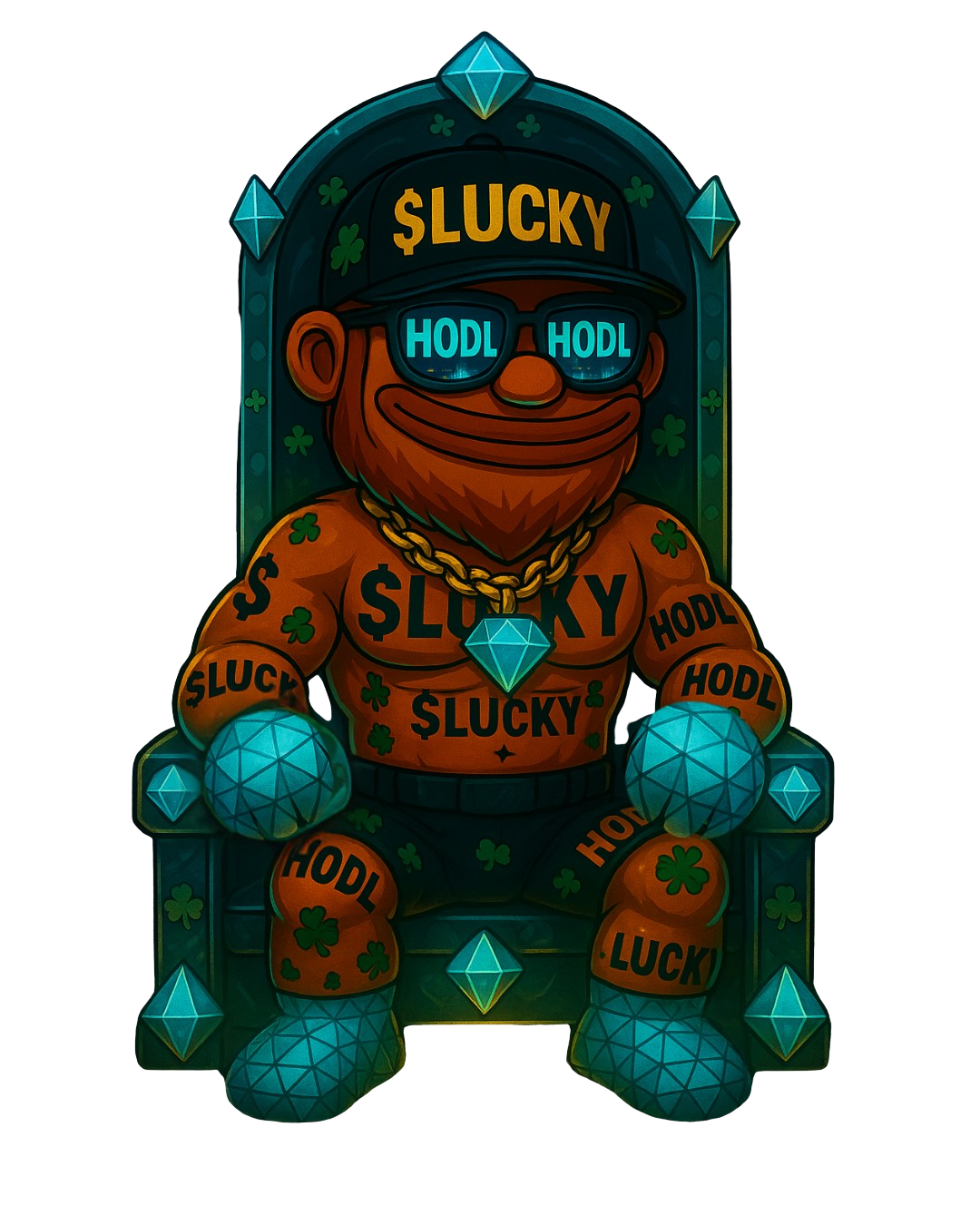Lucky Hodl Mascot